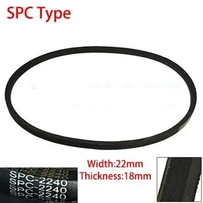 

SPC 4800 4850 4900 5000 22mm Width 18mm Thickness Rubber Groove Cogged Drive Transmission Band Wedge Wrapped Vee V Timing Belt