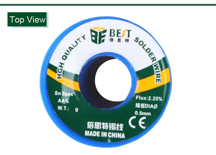 High Quality  0.5mm 0.6mm 0.8mm 1.0mm Tin Lead Solder Tin Wire 500g 60/40 Melt Rosin Core