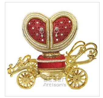 The heart-shaped egg music box carriage wedding preferred Valentine Christmas Girls creative