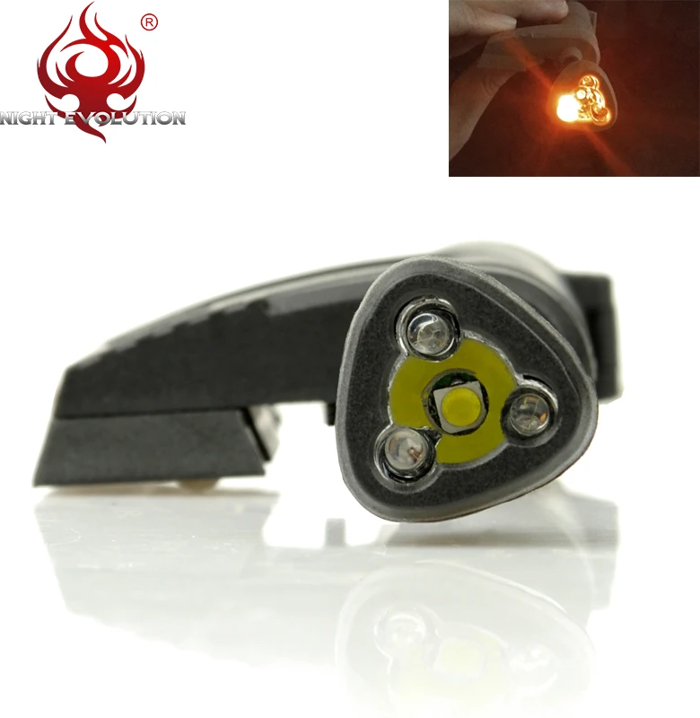 Element Airsoft Tactical Helmet Light Flashlight Green Red IR Laser Lamp Mpls 4 Mode FAST Military Accesories NE05006