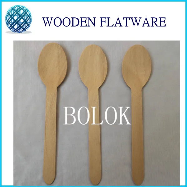 500PCS/LOT  Disposable Wooden Spoon 4 1/4 inch (11cm)