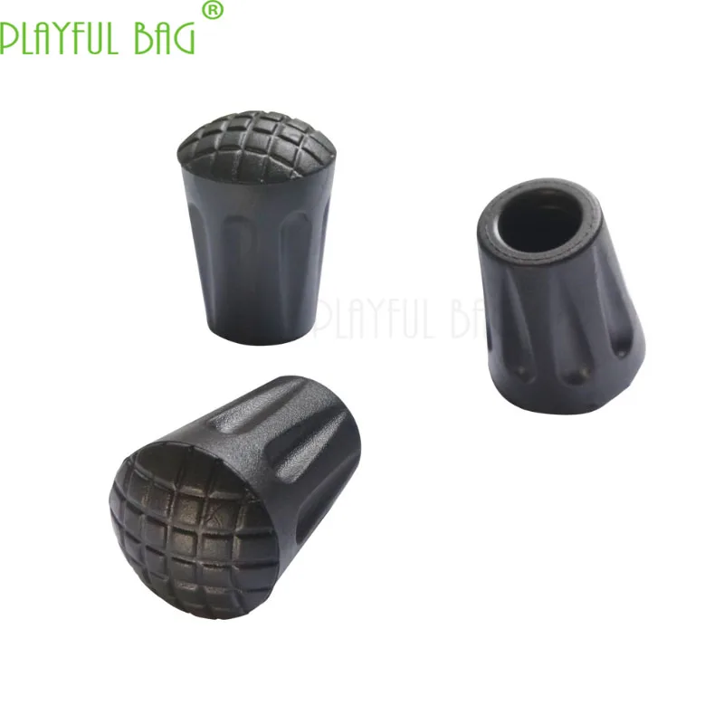 Outdoor enthusiasts mountaineering rod fittings round corner bushing sheath slip-proof and wear-resistant tip bushing ZK11