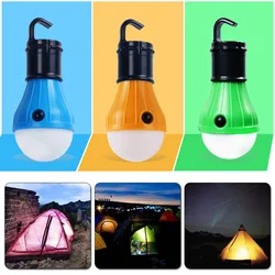 Waterproof Portable Flashlights Tent Lamp LED Bulb Emergency Night Light Camping Lantern for Camping Hiking Outdoor AAA Battery