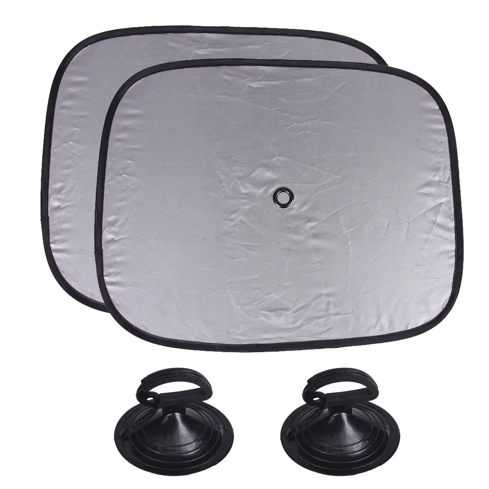 2 Pcs Car Window Sun Shade Glass Suction Cups Auto Accessories Side  Window Visor Sunshade Visors Shield Cover