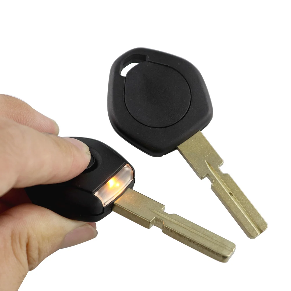 YIQIXIN Old Style Key For Bmw 3 5 7 Z3 E36 E34 E38 E39 Transponder Key Shell Remote Car Key Case 4 Track HU58 With LED Light