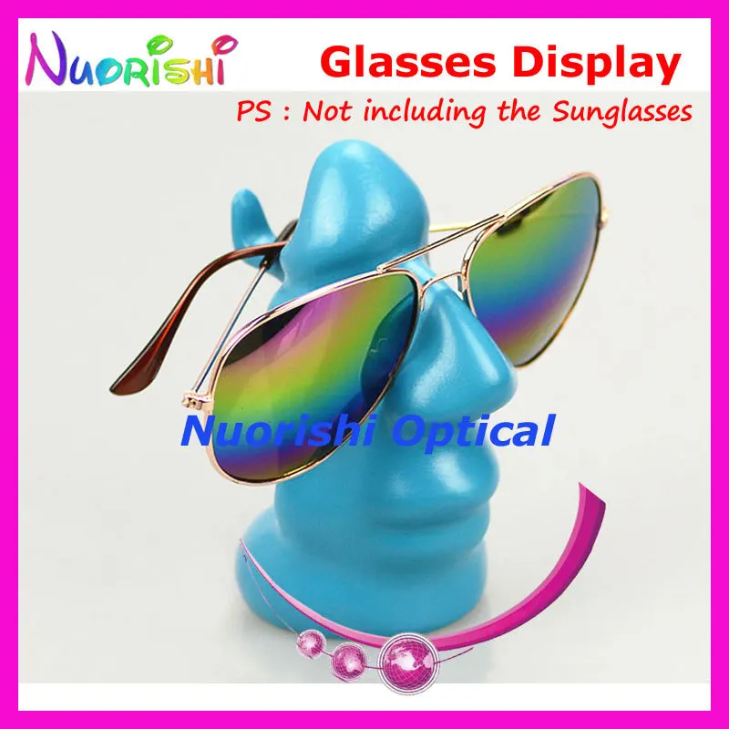 6 Colors Eyeglass Sunglasses Eyewear Glasses Optical Store Decoration Face Display Stands Holder On Counter CK101 Free Shipping