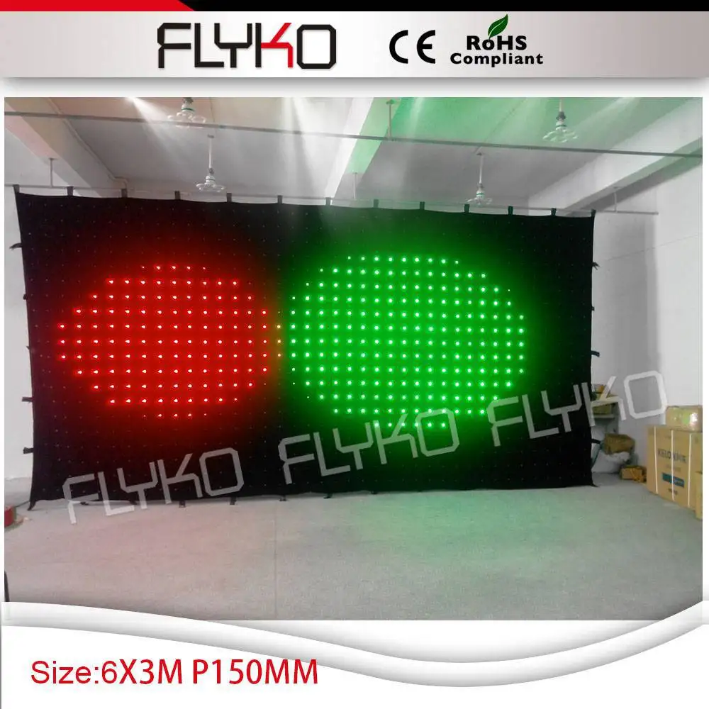 

Free shipping 3x6m p15cm led stage backdrop