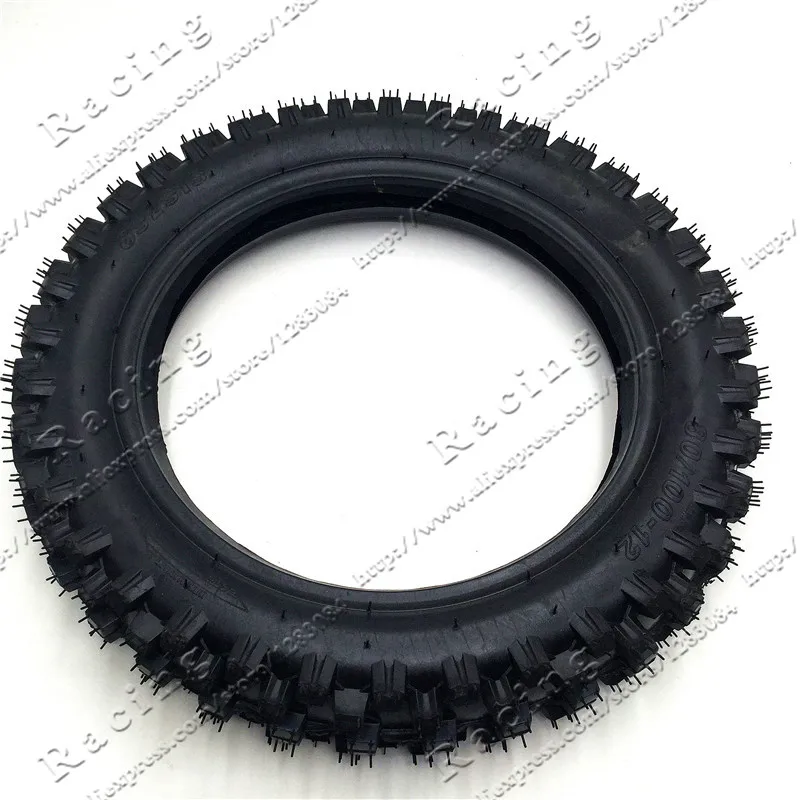 80/100-12 Rear Wheel Tire Out Tyre 12inch deep teeth Dirt Pit Bike Off Road Motorcycle Use Guang Li