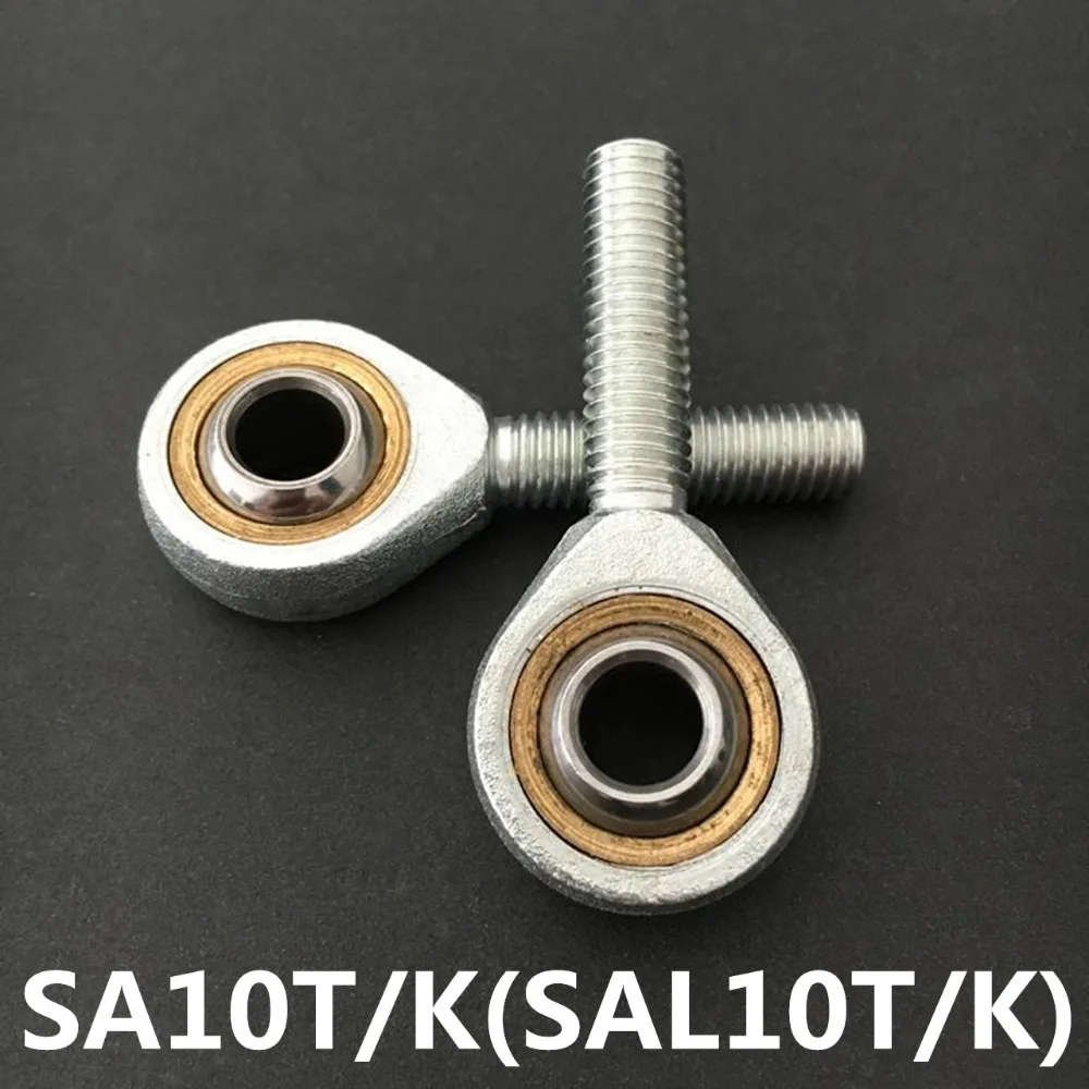 

4pcs SA10T/K POS10 10mm right hand male outer thread metric rod end joint bearing Free shipping SA10 SAL10/T/K SAL10