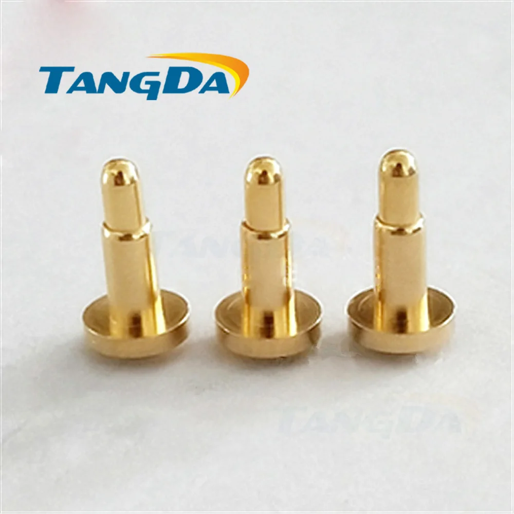 

4*11.5mm pogopin spring probe battery charging contact needle test needle PCB plate gold-plated conductive copper needle