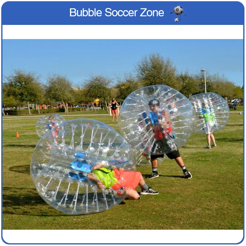 Free Shipping 1.2m1.5m 1.7m Human Bubble Ball Soccer Bubble Ball Inflatable Bubble Football Air Bumper Ball Body Zorb Ball