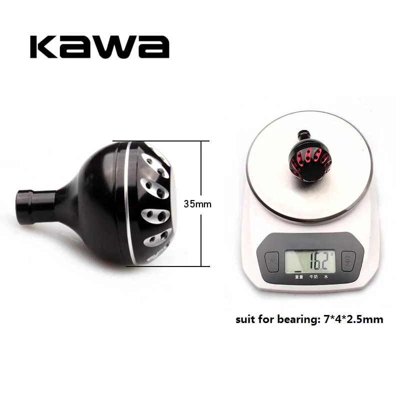 Kawa Fishing Reel Handle Knob For D and  Spinning Reel Alloy Material For 1000-3500 Model 35mm Diameter High Quality