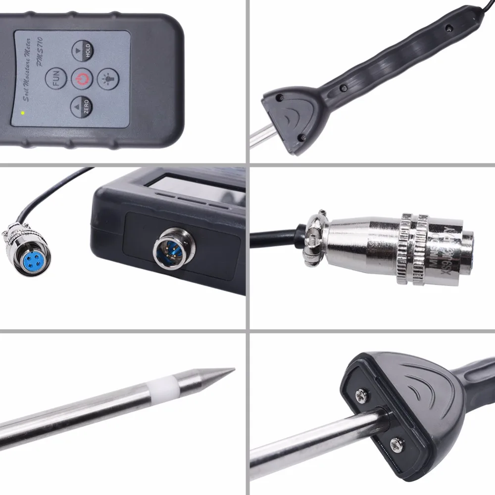Yieryi PMS710 100% Nieuwe Merk Digitale Bodemvochtmeter Test Rivier Zand Bodem Cement Land Plater Sensor Tool