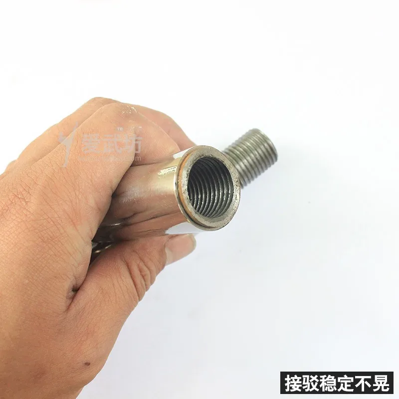 Kung fu stick connecting pipe  stainless steel pipe  screw