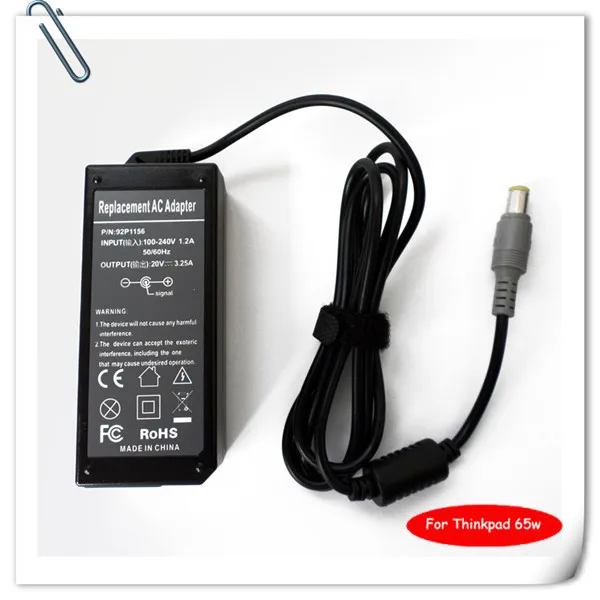 20V 65W AC Adapter Power Supply Cord For Lenovo ThinkPad X121 X200 X201 X220 X230 X300 X301 Laptop carregador notebook caderno