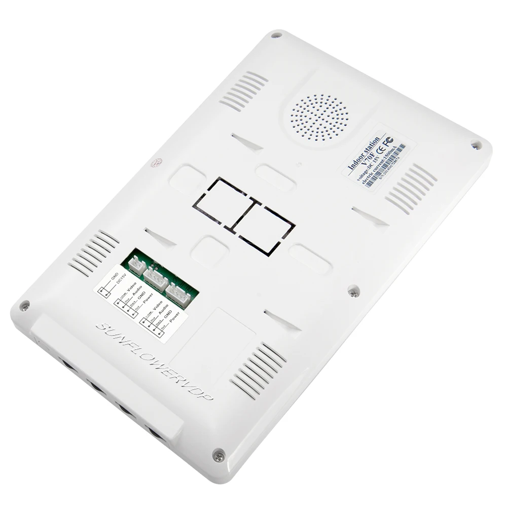 Sistema de intercomunicación de vídeo para puerta de 6, 8, 10 y 12 apartamentos, Control de acceso, intercomunicador de vídeo, 6-12 monitores, cerradura electrónica de puerta