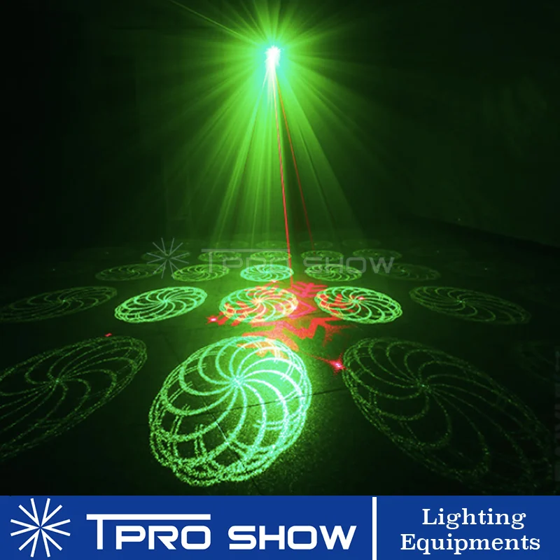 2in1 Laser Light RGB LED Disco Ball Stage Lighting Effect Music Remote Control RG Lazer Projector Mini For DJ Disco Stage Club