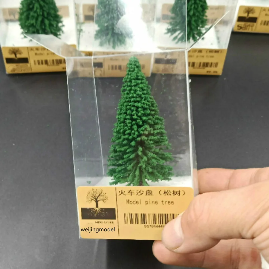 5pcs/lot10cm 12cm Model Trees Train Scenery Landscape N Scale 1/1000 Plastic Architectural Model Supplies Building Kits Toys