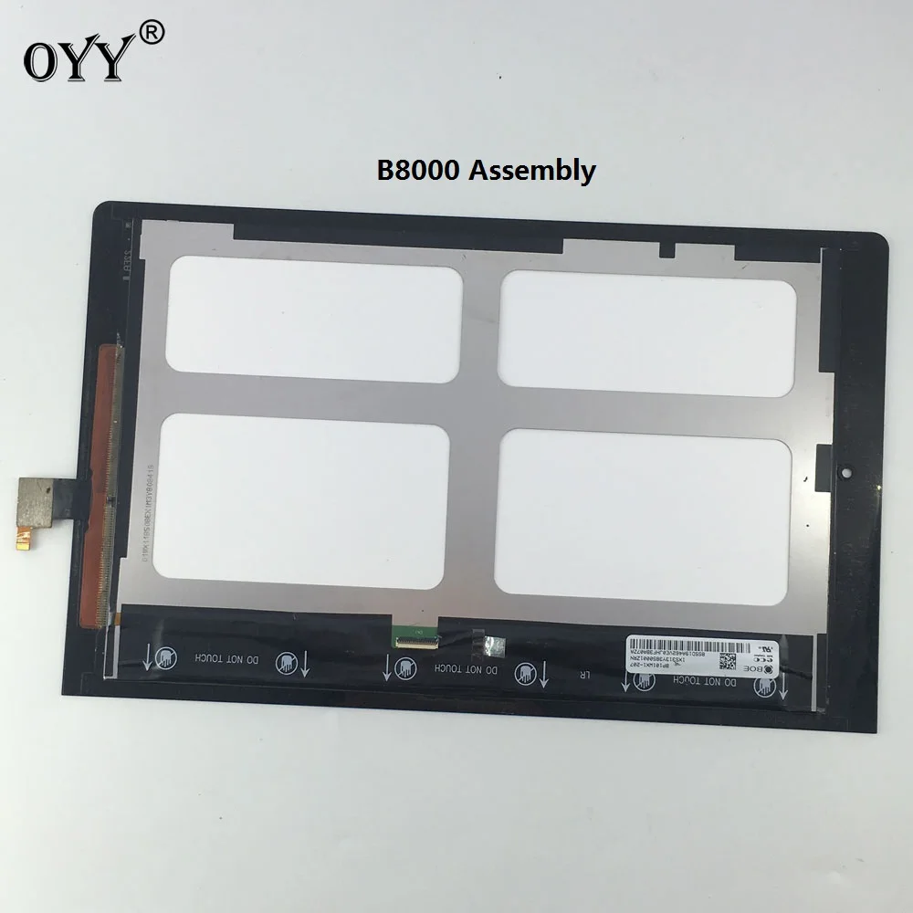 Imagem -04 - Lcd Display Panel Screen Monitor Touch Screen Digitizer Conjunto de Vidro com Quadro 10.1 para Lenovo Yoga 10 B8000 B8000f B8000h