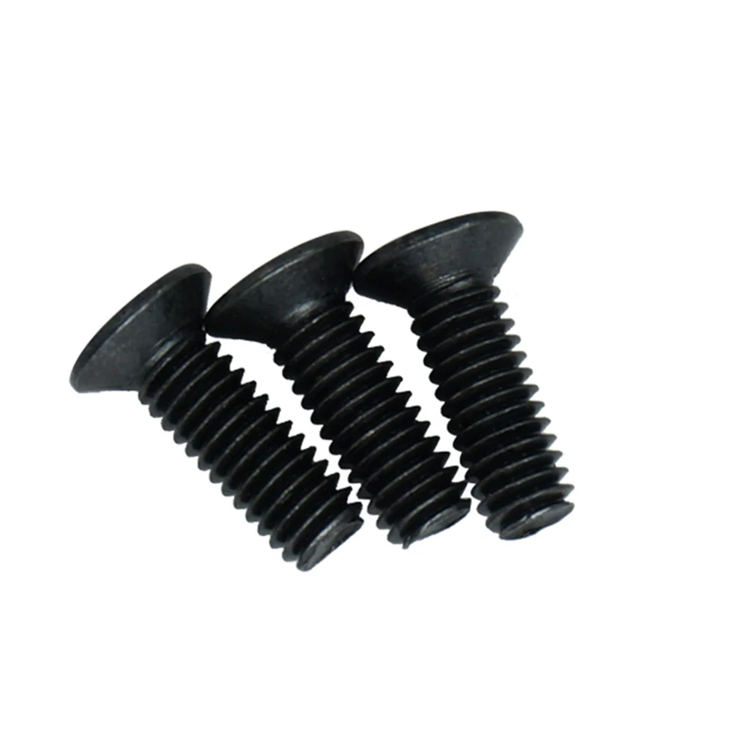 luchang 100pcs m2 m2.5 m3 m4 KM Screw Black Phillips Cross Socket Countersunk Heasd Screw electronic Repair Screws Accessories