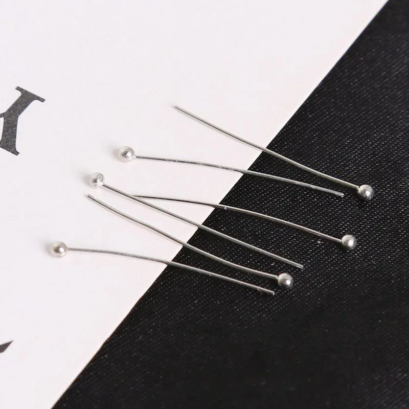 50-100 Teile/los Kupfer Kopf Pins Perlen T-pins für DIY Perlen Perlen Schmuck Machen Zubehör Ohrring Erkenntnisse liefert