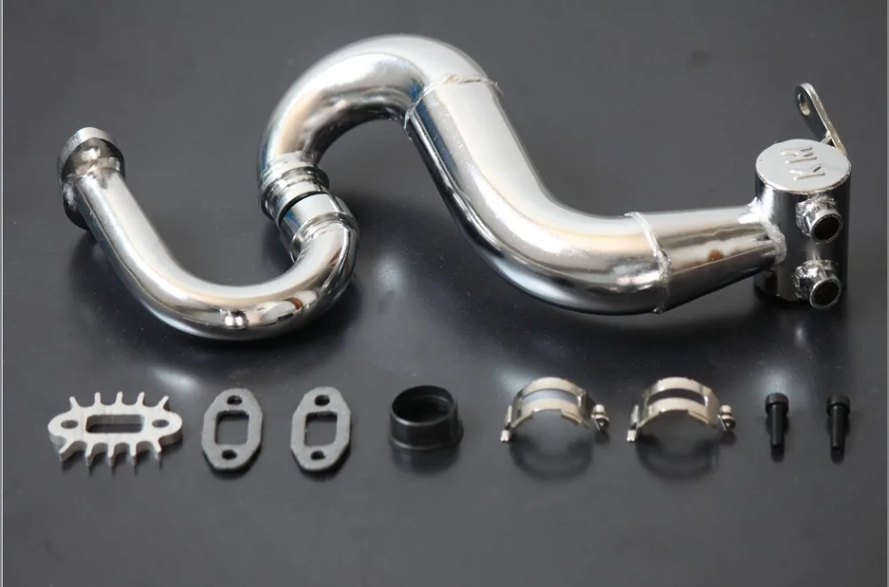 

SS power boosting resonance exhaust pipe for ROVAN KM HPI BAJA 5B 5T 5SC