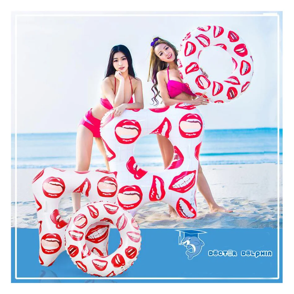 

33cm teeth swimming ring Pool Floats Adult Super Large Gigantic Doughnut Pool Inflatable Life Buoy Swimming Circle Ring