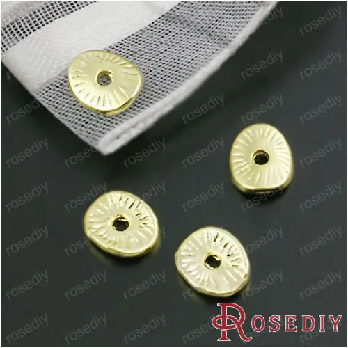 Wholesale 6*5mm Gold color /Antique Silver/ Bronze Round Alloy Spacer Diy Jewelry Findings Accessories 200 Pieces(JM6215)