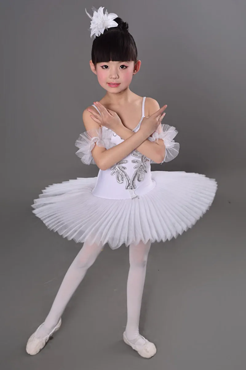 New Girls Ballet Dress Tutu Dance Costumes Children Swan Lake Ballet Costumes Kids Stage wear Ballroom Dancing Dress Dancewear