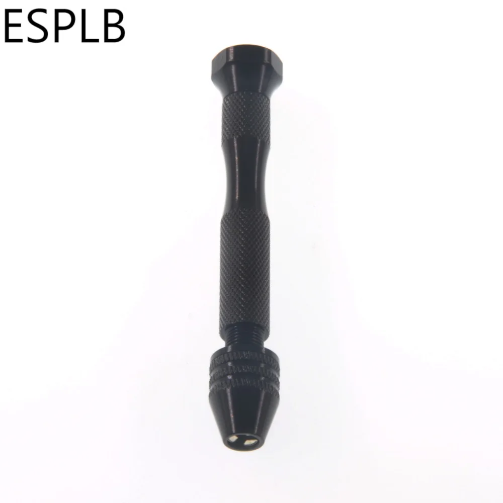 ESPLB Handbohrer mit 10 Stück/20 Stück Spiralbohrer Bit Drehwerkzeuge Mini Micro Aluminiumlegierung Hand zum Bohren in der Holzbearbeitung – Detail 4