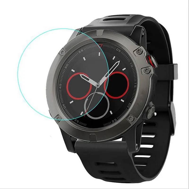 Round Tempered Glass Protective Film For Samsung Huawei Garmin Amazfit Fossil Suunto Polar Ticwatch Watch Screen Protector Cover