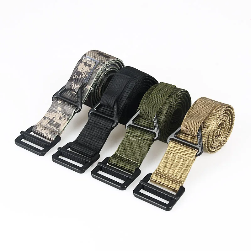 4 color 3 size Thicken canvas military belt hunting gun accessory Army Combat tactical belt men Paintball Airsoft Belt gz110019