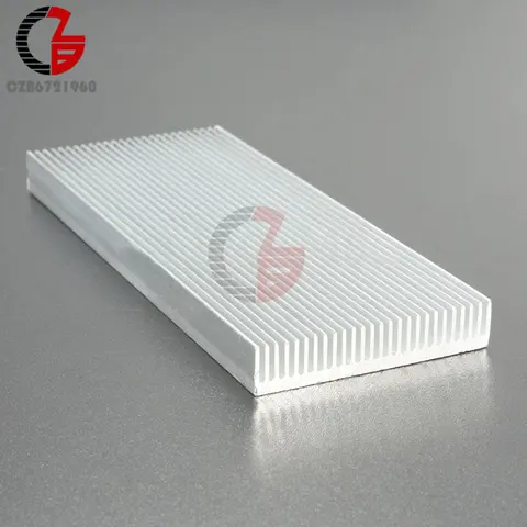 Aluminum Heat Sink 100x41x8mm diymore