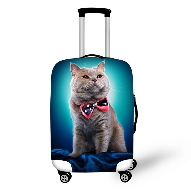 

Pet Kitten Cat Pattern Elastic Luggage Protective Cover Zipper Suit For 18-32 inch Trunk Case Travel Suitcase Covers Bags