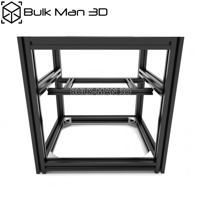 Complete Hypercube Evolution Frame Kit HEVO Black Anodized Extrusion Kit with Mounting Accessories