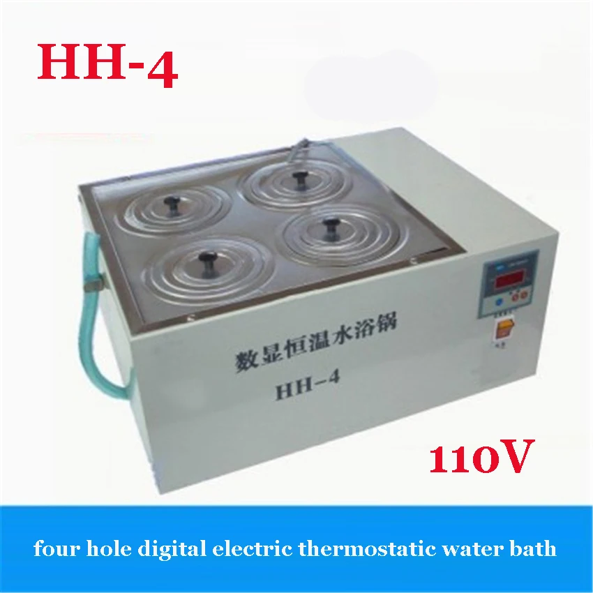 

1PC 1000W HH-4 four holes digital electric thermostatic water bath 202 Material standing station 110V