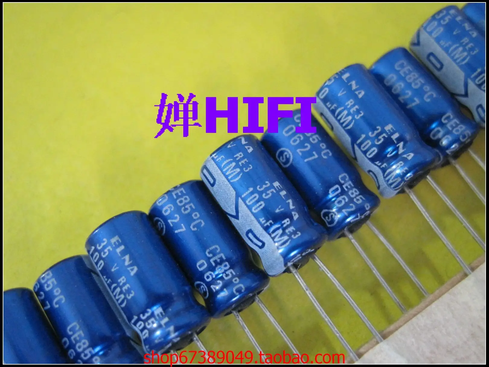 

2020 hot sale 20PCS/50PCS ELNA original RE3 blue robe electrolytic capacitor 35v100uf 6x11 free shipping