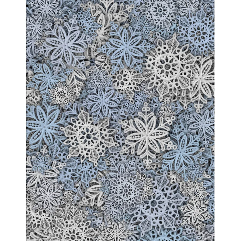 

LIFE MAGIC BOX Photography Backdrops Snowflake Pattern Vinyl Wood Backgrounds S-2516