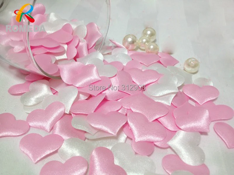 

Free shipping heart shape 3.5CM Wedding Petals Party Favor Hand Throwing confetti wedding decoration marriage room decorate