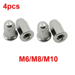 4PCS M6 M8 M10 Acorn Cap Nut Screw Bolt Hex Head Dome Metric 6mm x Thread Pitch 1.0 for yamaha AS2 G5S G7S GT1 HS1 HT1 HT1MX AT1