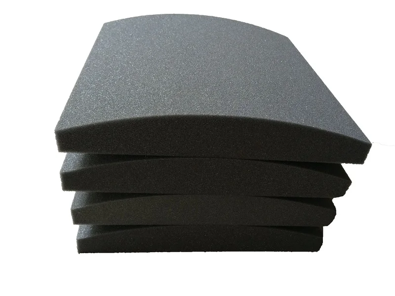 4 PCS/pack Acoustic Foam Chacoal Color Studio Soundproof Sponge Size in  30cm x 30cm x 5cm