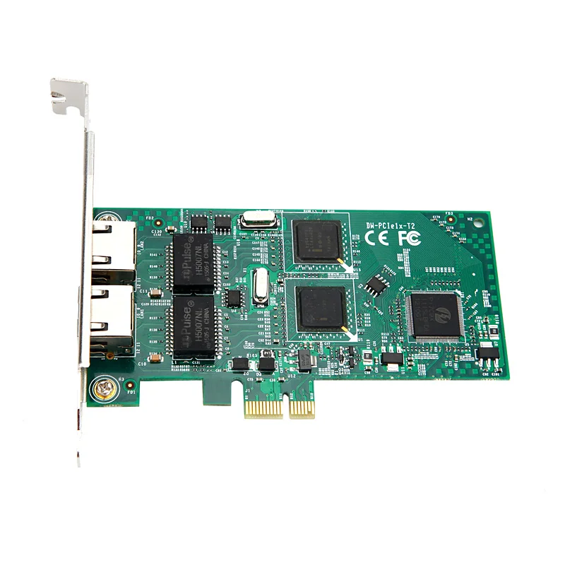 DIEWU Dual Port 1000Mbps Network Card PCIe 1x Gigabit Server Adapter intel82540 chipest