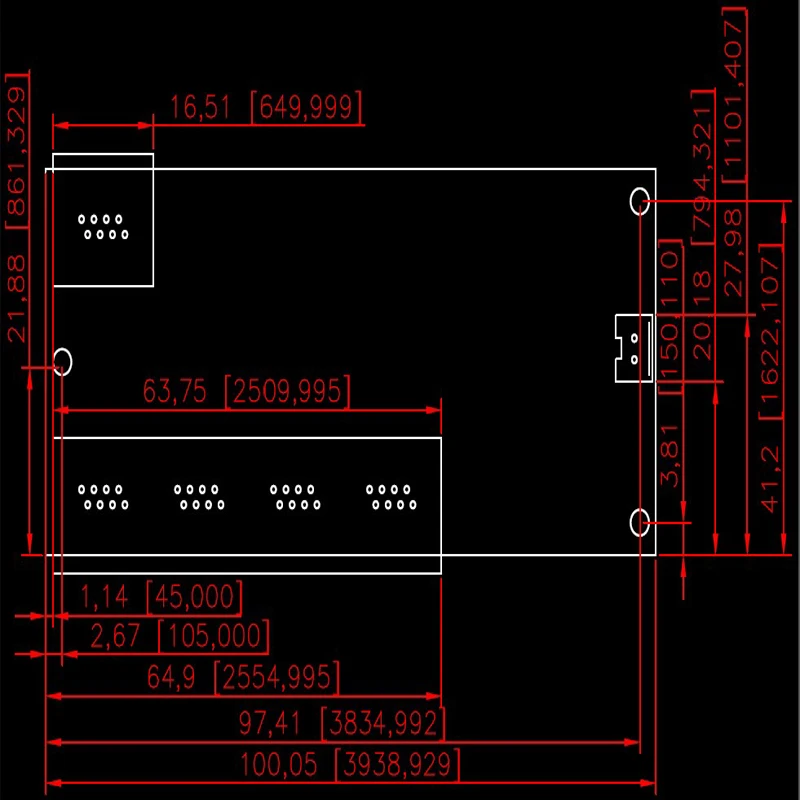 OEM Shenzhen Mini 5 Port 10/100 Mbps Network Switch 5-12 V Lebar Masukan Tegangan Smart Ethernet PCB RJ45 Modul dengan LED Built-In