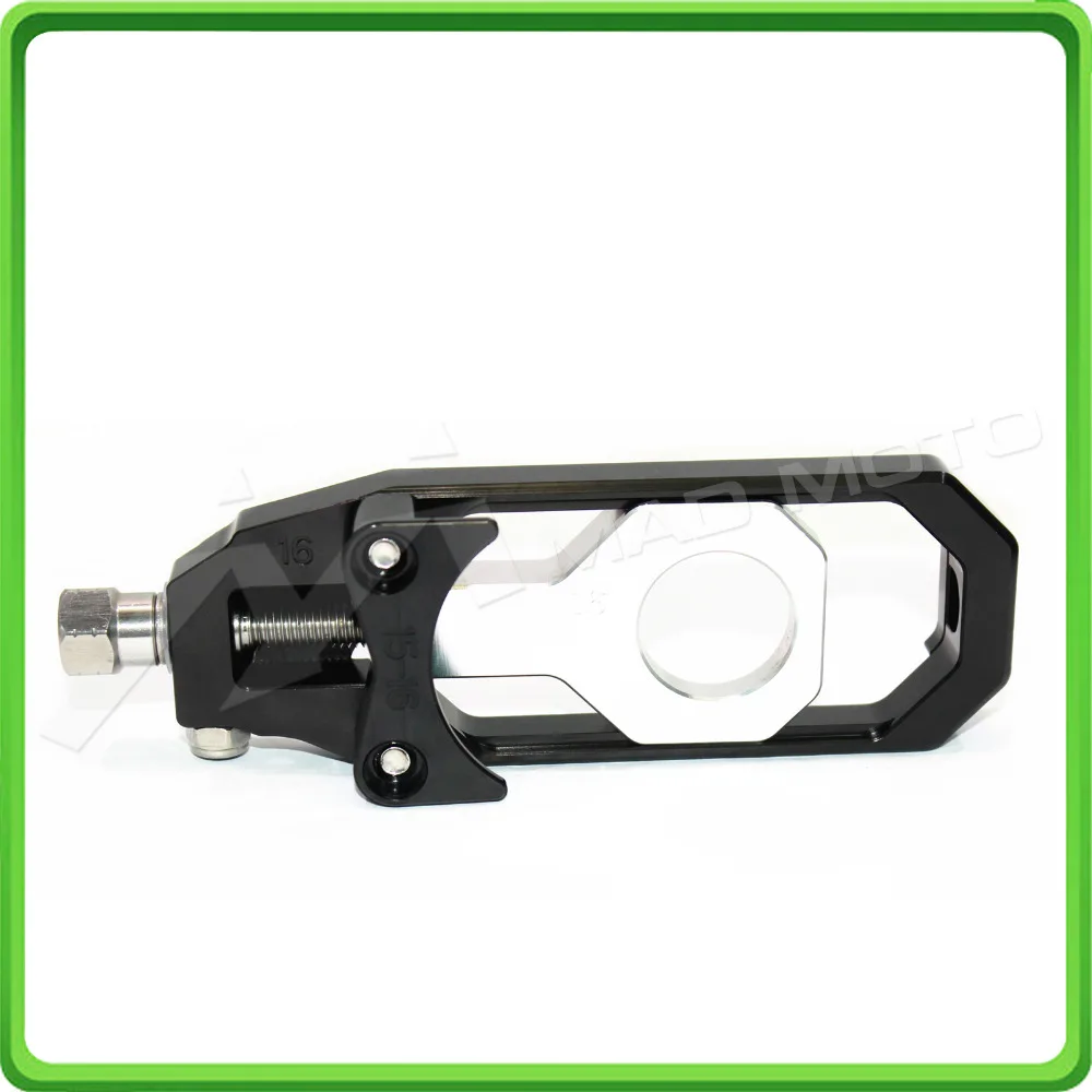 Motorcycle Chain Tensioner Adjuster fit for APRILIA RSV4 2009 2010 2011 2012 2013 2014 Black & Silver