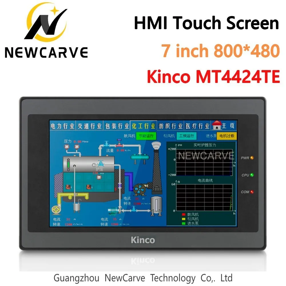 kinco smartphone mt4424te hmi tela touch polegadas 800x480 ethernet usb nova interface homem maquina 01