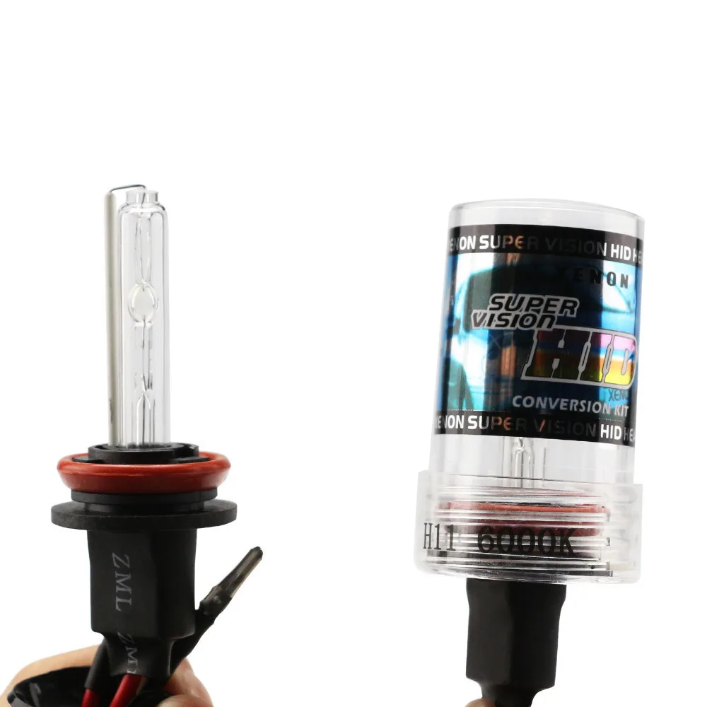 55W AC HID Xenon Replacement Light Bulb H1 H3 H7 H8 H9 H10 H11 9005 9006 HB4 HB3 4300K 6000K 8000K Hot Colors