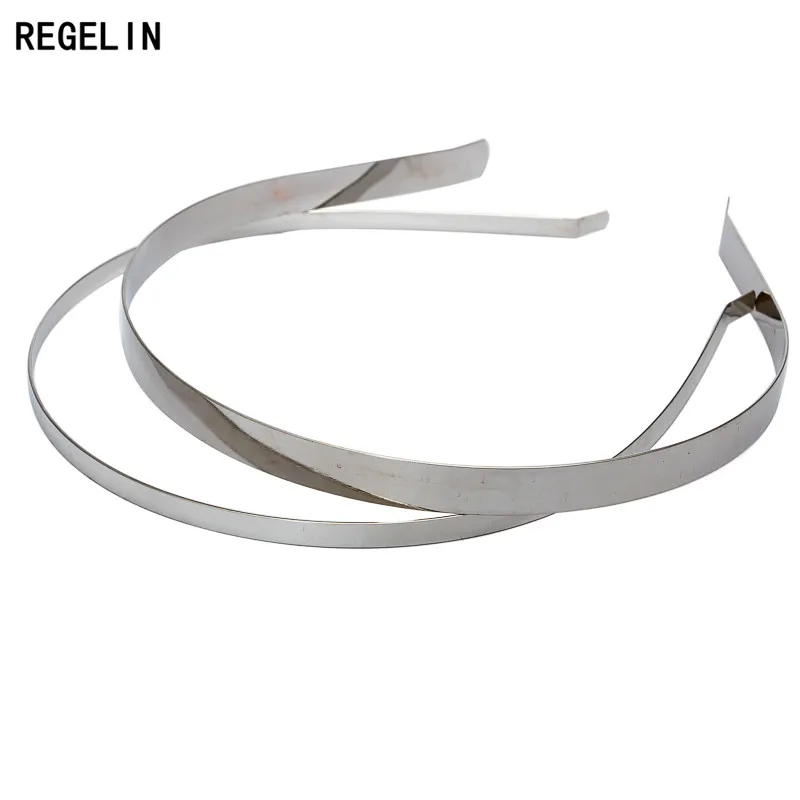 REGELIN Head Bands Metal Hair Bands Hairwear 5pcs/lot 5mm/10mm Width Base Setting DIY Jewelry For Handmade Jewelry Making