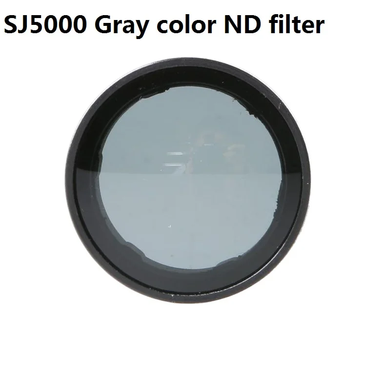 غطاء مرشح عدسة UV من Clownfish SJCAM SJ4000 SJ5000 لكاميرا SJ4000 Air SJ5000X الرياضية واي فاي شفاف/مرشح لون رمادي ND