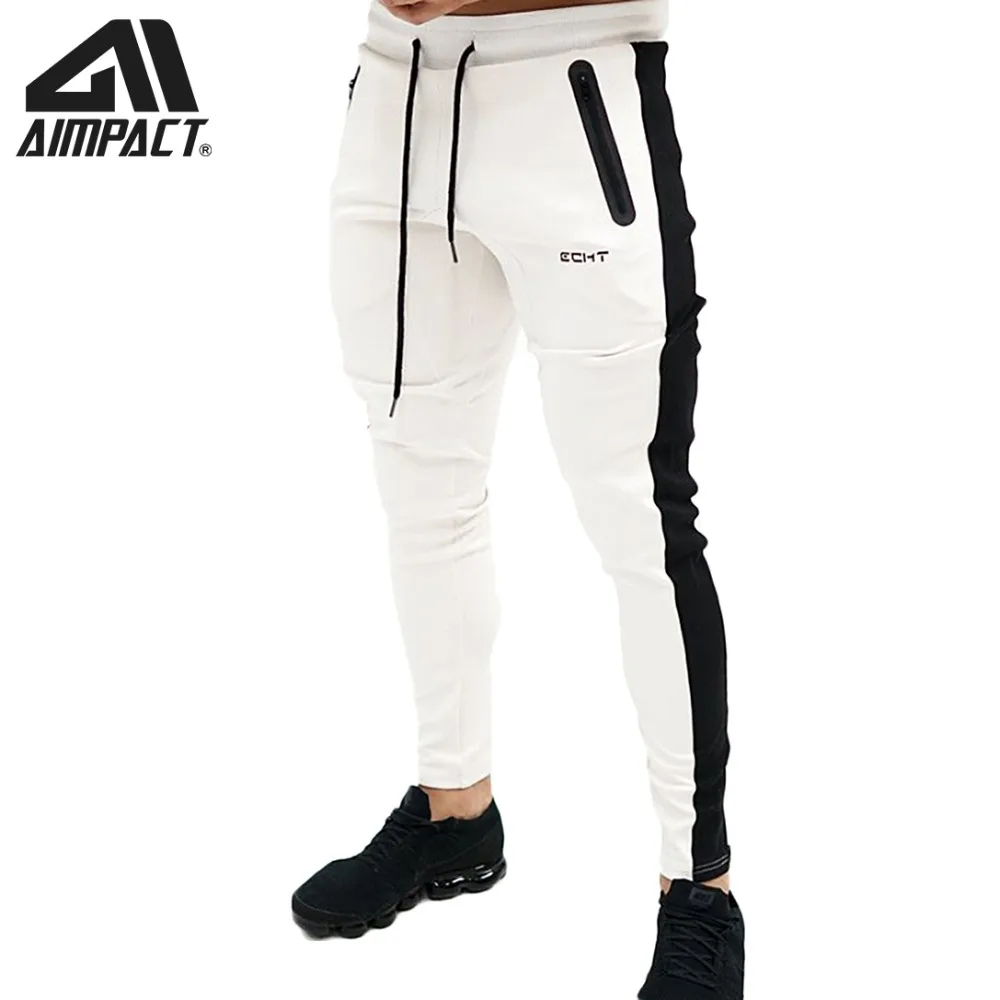 Aimpact Sporty Gyms Pants for Men Bodybuilding Workout Fitness Training Jogger Sweatpants Male Running Tracksuit Trousers AM5201