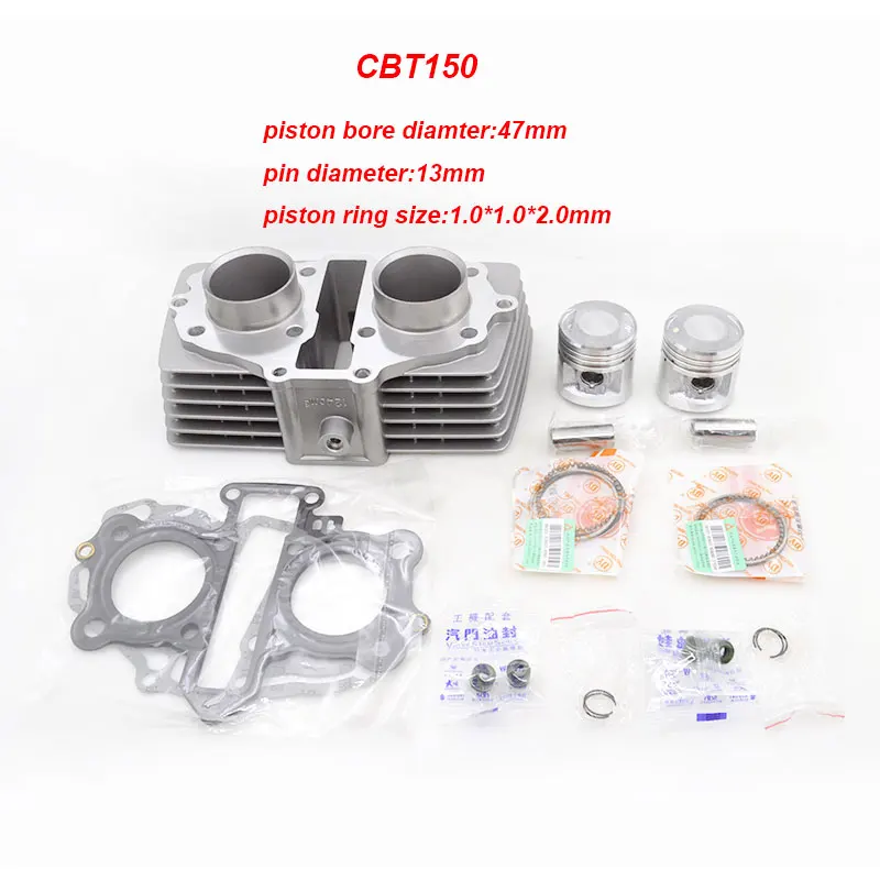 Motorcycle Cylinder Kit For Honda CB125 TWIN CA125 Rebel CB125T CBT125 CM125 244FMI 247FMJ 125cc Upgrade 150cc Modification